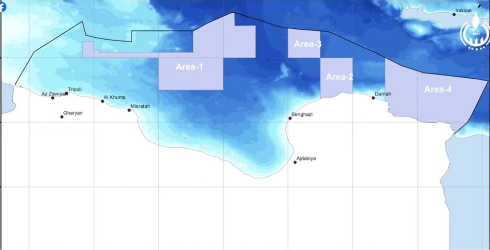 Λιβύη - χάρτης - ζώνες