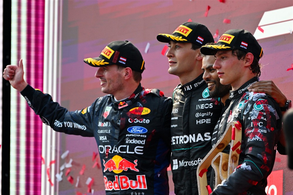 Formula 1 Μεγάλη νίκη του Τζορτζ Ράσελ στο 8ο Grand Prix στην Αυστρία που μεταδόθηκε αποκλειστικά στο ΑΝΤ1
