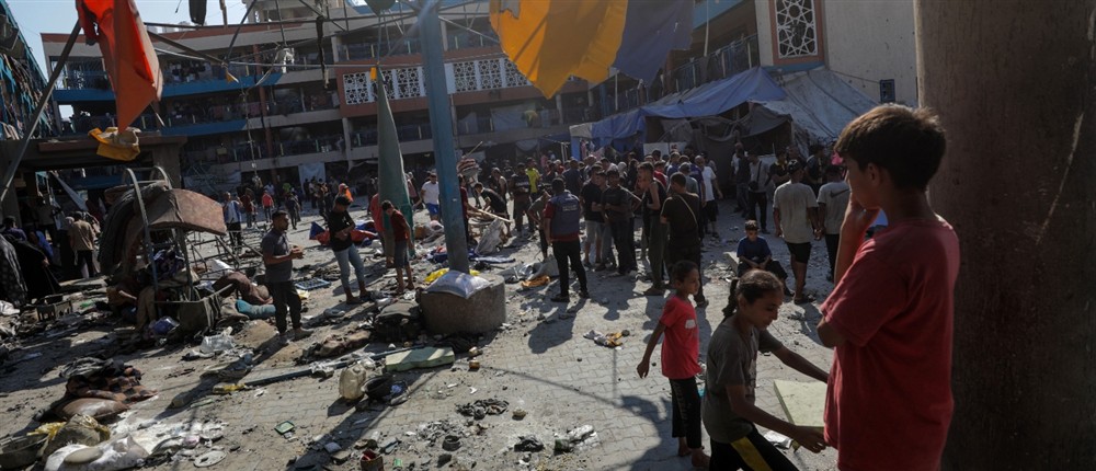 Γάζα - Λωρίδα της Γάζας - Πόλεμος -βομβαρδισμός σχολείου