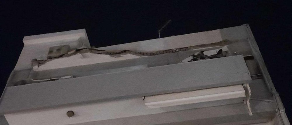 Κατάρρευση μπαλκονιού - Ηράκλειο Κρήτης