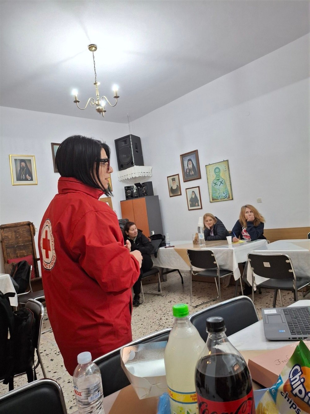 ΕΡΥΘΡΟΣ ΣΤΑΥΡΟΣ -  ΑΣΚΗΣΗ ΕΚΚΕΝΩΣΗΣ ΣΤΟ ΓΗΡΟΚΟΜΕΙΟ ΘΗΡΑΣ