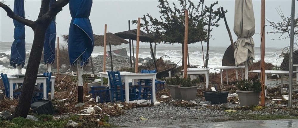 Κακοκαιρία Bora - Πλαταμώνας Κακοκαιρία Bora - Πλαταμώνας