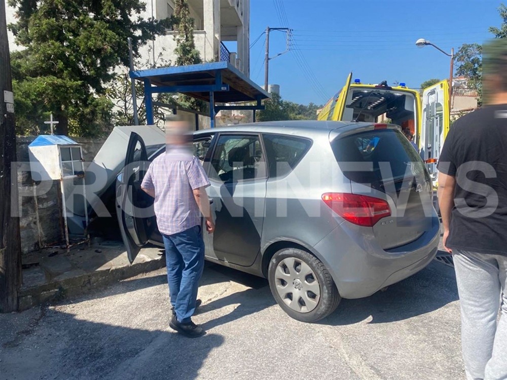 Καβάλα - τροχαίο - στάση λεωφορείου Καβάλα - τροχαίο - στάση λεωφορείου