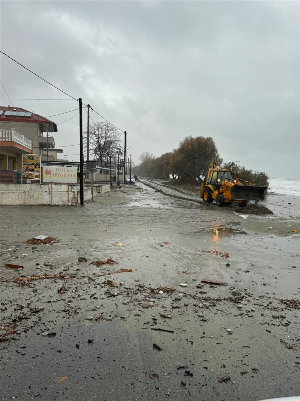 Κακοκαιρία Bora - Πλαταμώνας