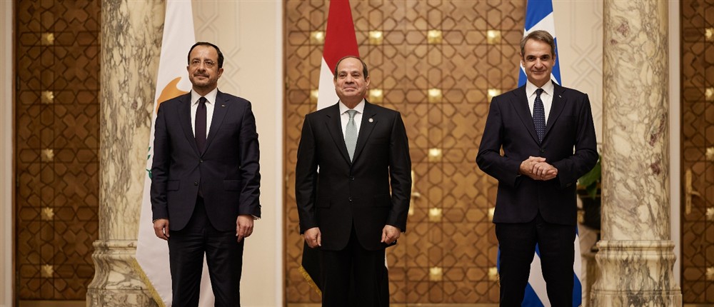 Κυριάκος Μητσοτάκης - Αλ Σίσι - Νίκος Χριστοδουλίδης Κυριάκος Μητσοτάκης - Αλ Σίσι - Νίκος Χριστοδουλίδης