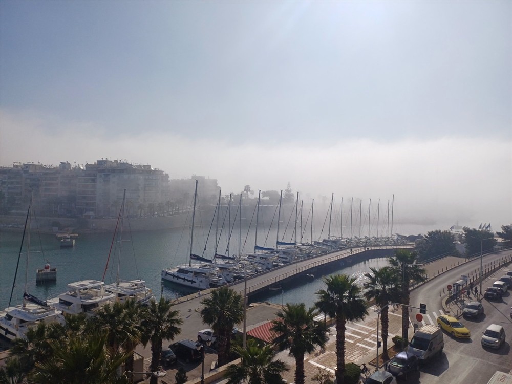 Ομίχλη - Αθήνα - Σκόνη