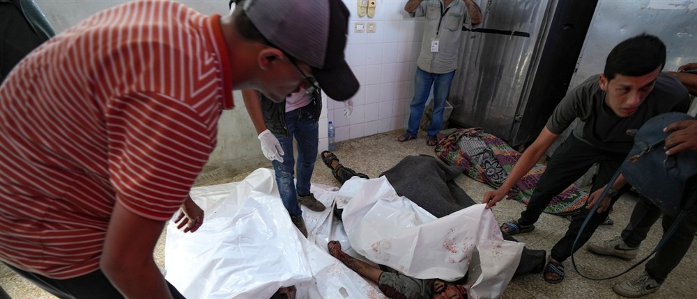 Γάζα - βομαρδισμός σχολείου Γάζα - βομαρδισμός σχολείου