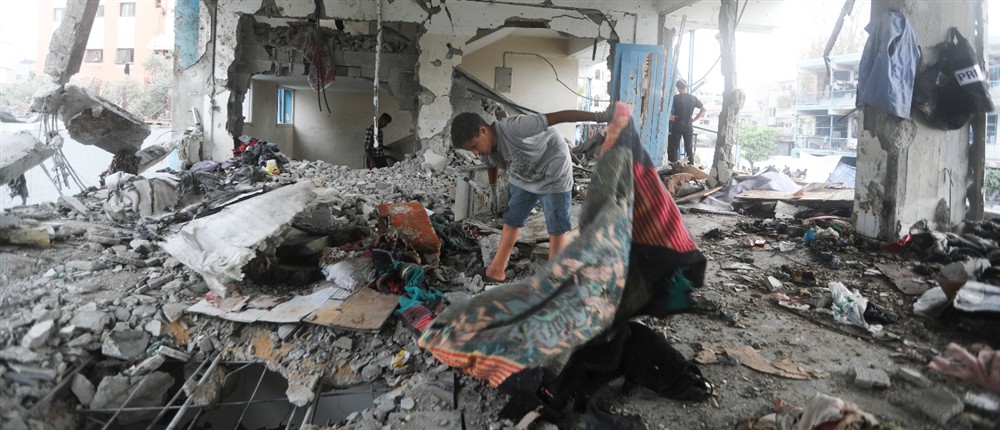 Γάζα - Λωρίδα της Γάζας - Βομβαρδισμός σχολείου Γάζα - Λωρίδα της Γάζας - Βομβαρδισμός σχολείου