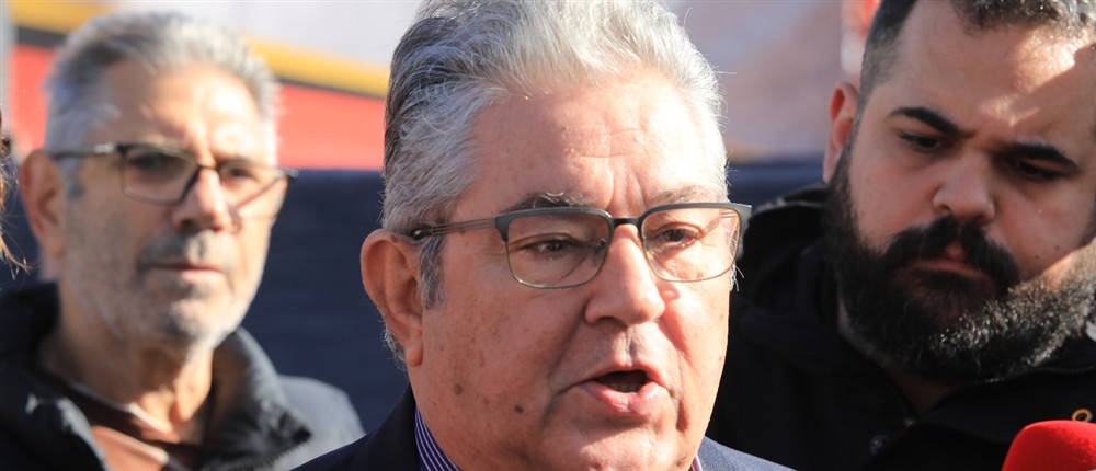 Δημήτρης Κουτσούμπας - ΚΚΕ - απεργία Δημήτρης Κουτσούμπας - ΚΚΕ - απεργία