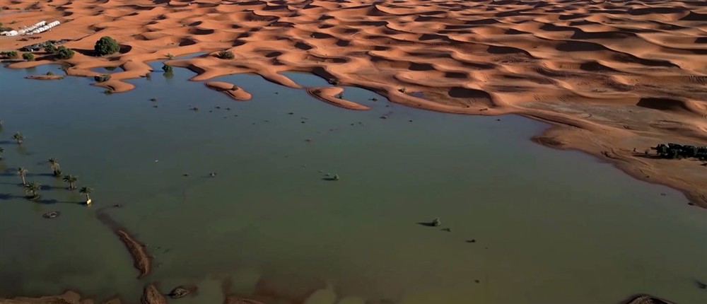 Σαχάρα - πλημμυρισμένες περιοχές Σαχάρα - πλημμυρισμένες περιοχές