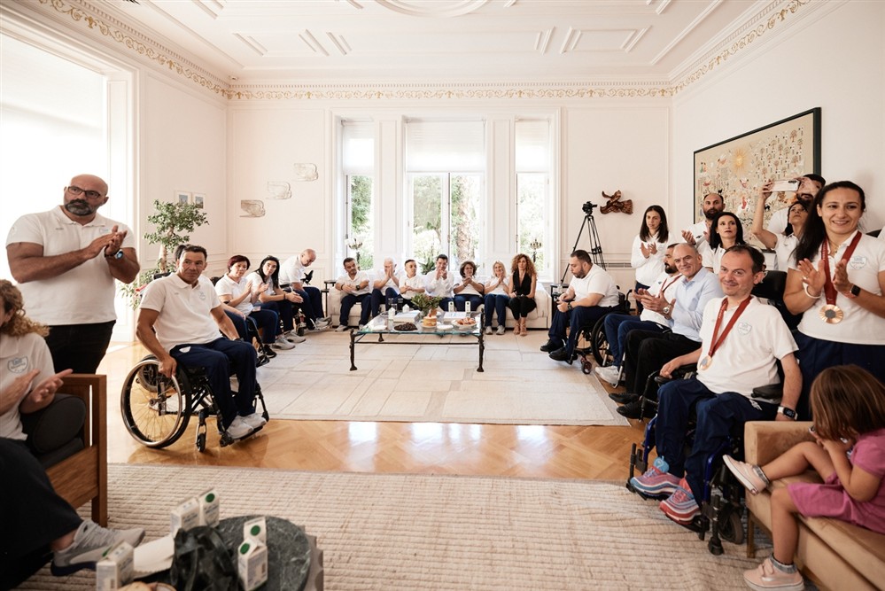 Κυριάκος Μητσοτάκης - Παραολυμπιονίκες Κυριάκος Μητσοτάκης - Παραολυμπιονίκες