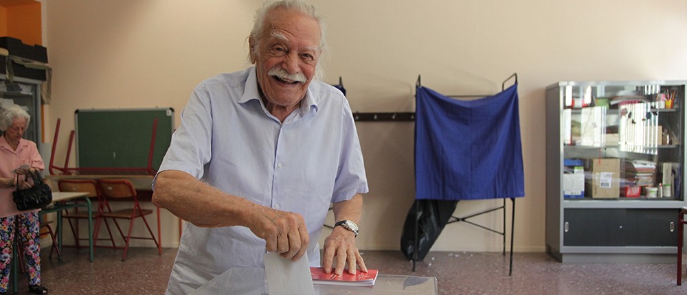 ΑΘΗΝΑ - ΕΘΝΙΚΕΣ ΕΚΛΟΓΕΣ 2015 - ΛΑΙΚΗ ΕΝΟΤΗΤΑ - ΛΑΕ - ΜΑΝΩΛΗΣ ΓΛΕΖΟΣ - ΕΚΛΟΓΙΚΟ ΤΜΗΜΑ