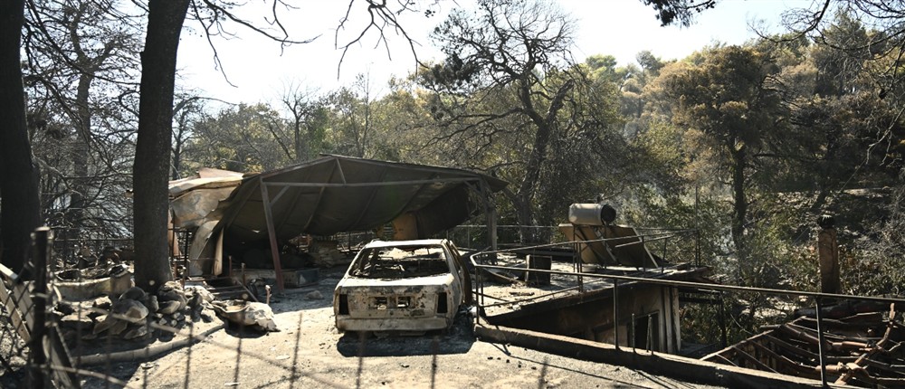 Φωτιά - Βορειοανατολική Αττική - Καταστροφές Φωτιά - Βορειοανατολική Αττική - Καταστροφές