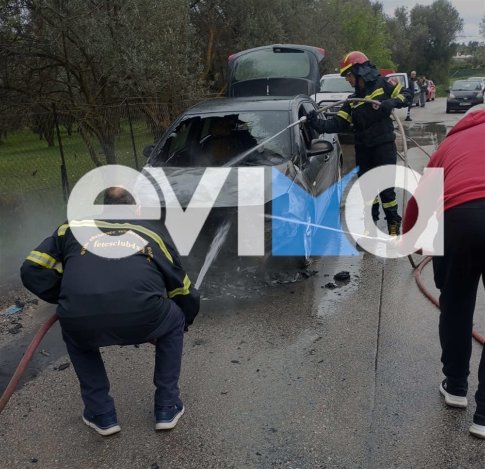 Εύβοια - Φωτιά σε ΙΧ Εύβοια - Φωτιά σε ΙΧ