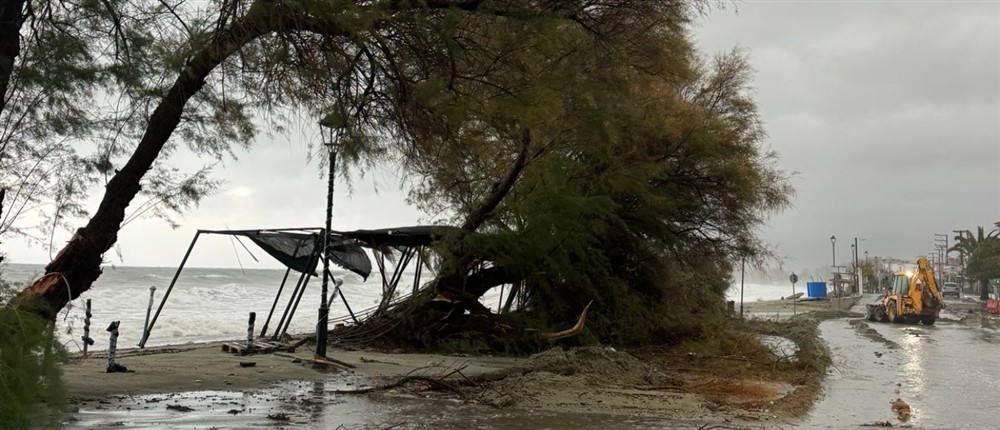 Κακοκαιρία Bora - Πλαταμώνας Κακοκαιρία Bora - Πλαταμώνας