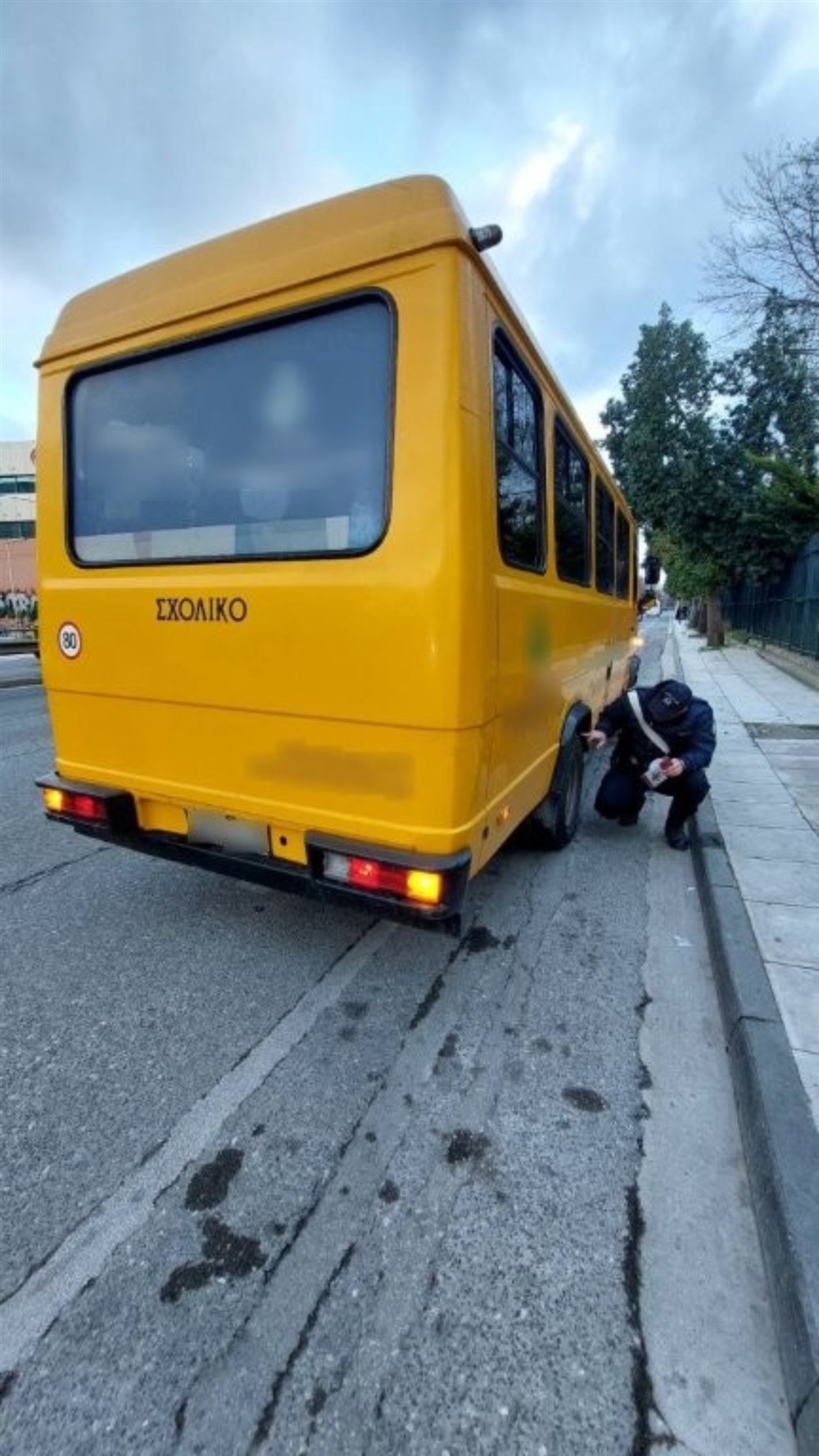 λεωφορείο - τροχαία - έλεγχος