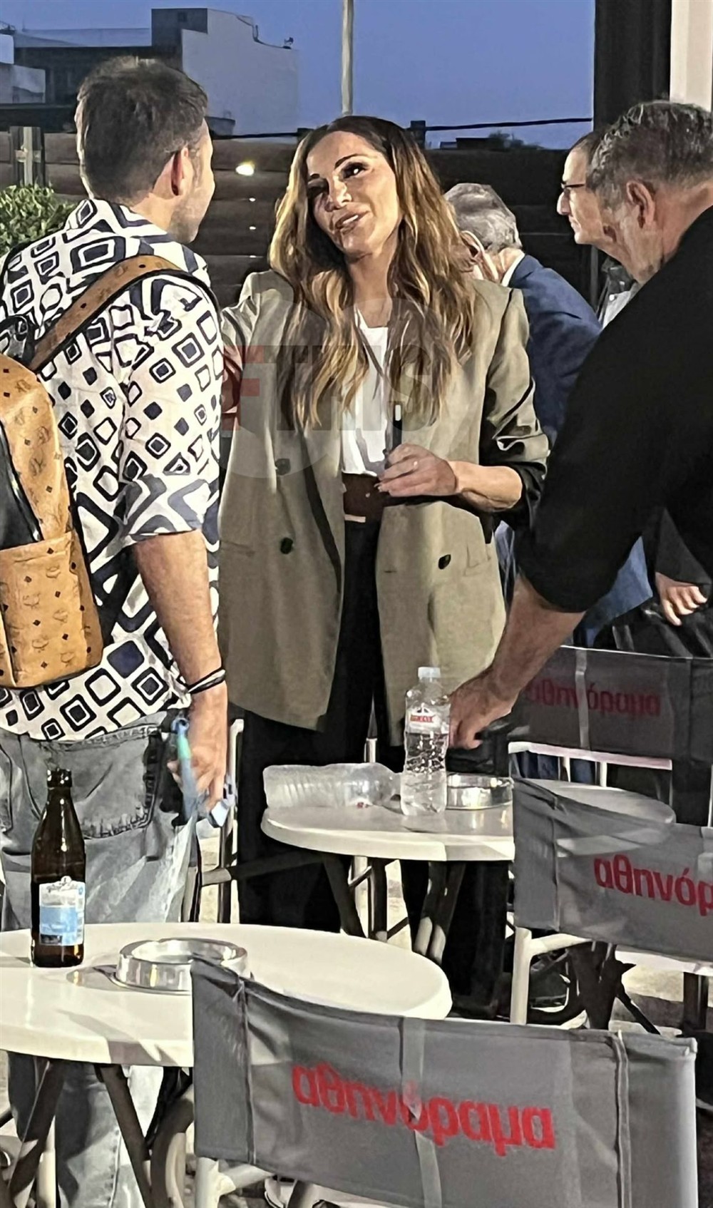 Δέσποινα Βανδή φωτο με Μπισμπικη