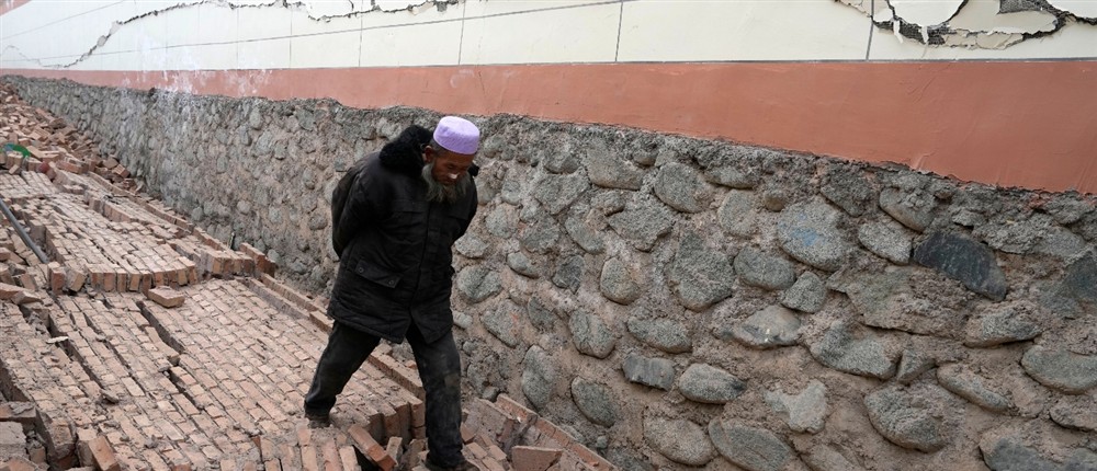 Θιβέτ - σεισμός - συντρίμμια