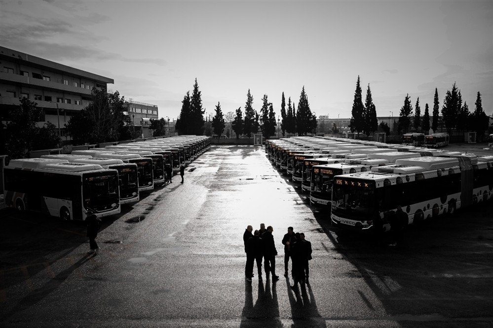 Κυριάκος Μητσοτάκης - Αμαξοστάσιο ΟΣΥ