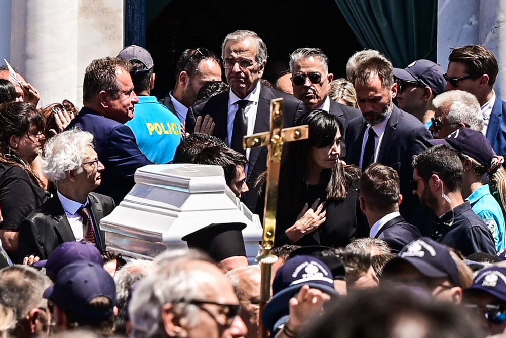 Κηδεία - Λένα - Σαμαρά - Αντώνης - Σαμαράς