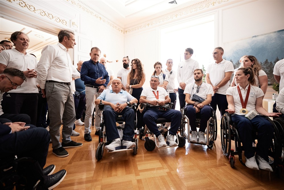 Κυριάκος Μητσοτάκης - Παραολυμπιονίκες Κυριάκος Μητσοτάκης - Παραολυμπιονίκες