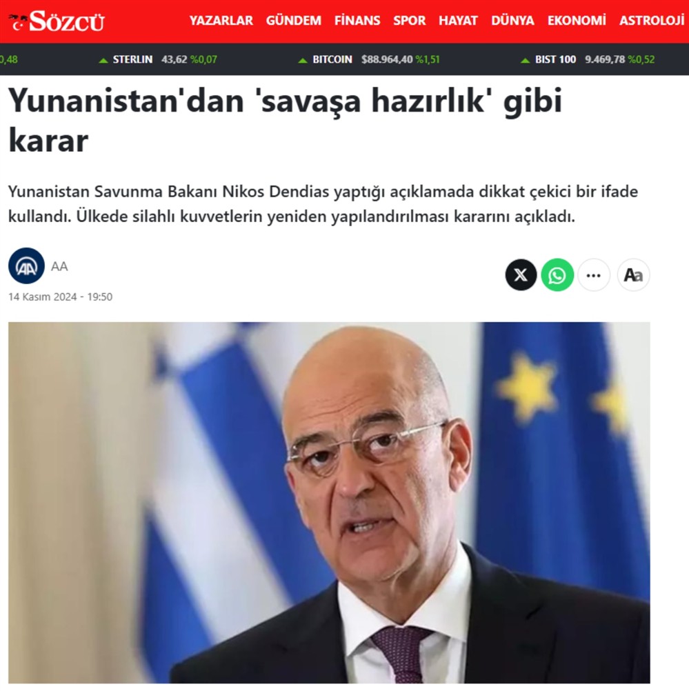 τουρκικός τύπος - σοζτζού - sozcu τουρκικός τύπος - σοζτζού - sozcu