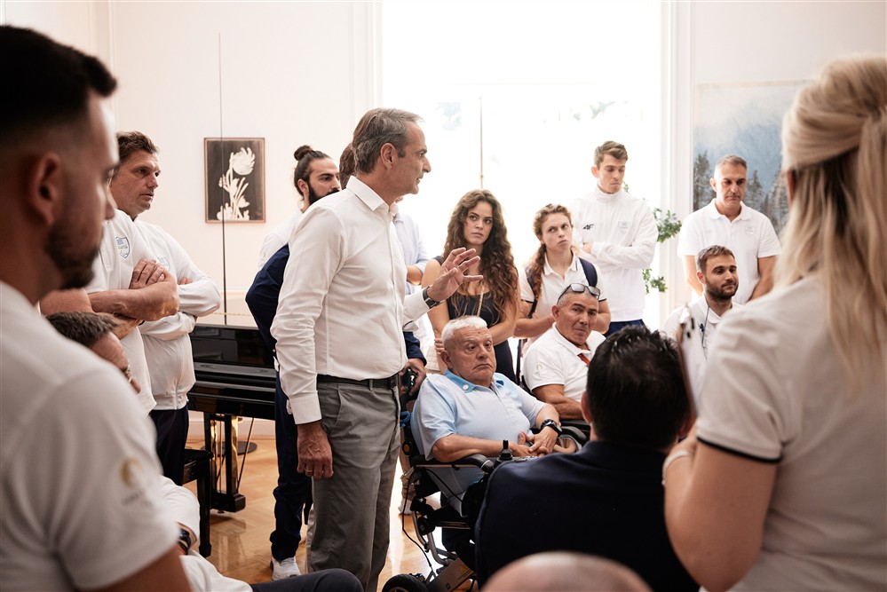 Κυριάκος Μητσοτάκης - Παραολυμπιονίκες Κυριάκος Μητσοτάκης - Παραολυμπιονίκες