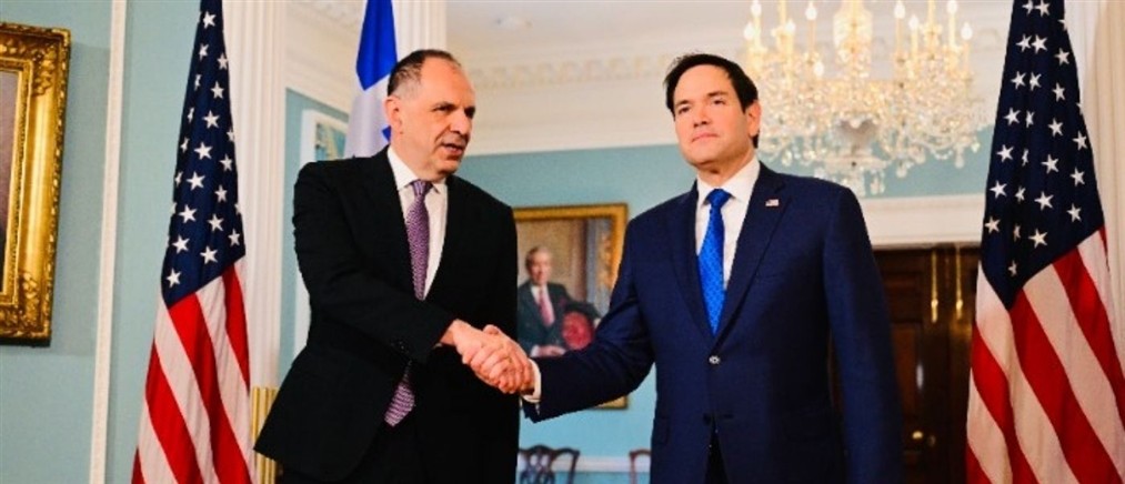 Σε θετικό κλίμα η συνάντηση Γιώργου Γεραπετρίτη με Μάρκο Ρούμπιο