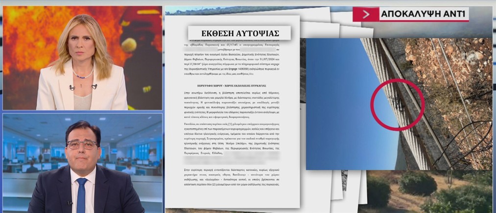 Αποκάλυψη ΑΝΤ1 για φωτιά στην Αττικοβοιωτία: Η αυτοψία της ΔΑΕΕ που "δείχνει" τις φθορές στο δίκτυο