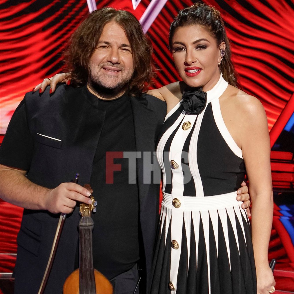 The Voice: Αποκλειστικές φωτογραφίες από τη συνύπαρξη της Έλενας Παπαρίζου και του Μάνου Πυροβολάκη στα knockouts