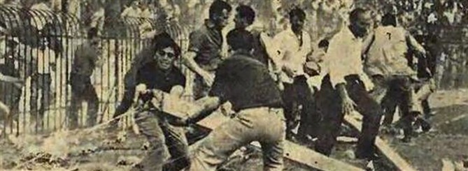Παναθηναϊκός - Ολυμπιακός: Η “συμμαχία” των “αιώνιων” αντιπάλων και η καταστροφή της Λεωφόρου (εικόνες)