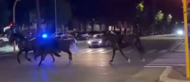 Χάος στη Ρώμη: Δεκάδες άλογα εκτός ελέγχου σε κεντρική λεωφόρο - Πέντε τραυματίες (βίντεο)