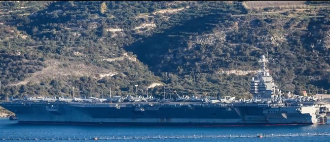 Το Τζέραλντ Φορντ κατέπλευσε στη Σούδα - Ενισχύεται η αμερικανική παρουσία στη Μέση Ανατολή