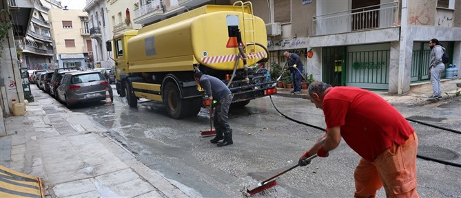 Ελληνικό Μετρό ΑΕ: Κανένα πρόβλημα ασφάλειας από την εκροή εδαφικού πολφού σε οδούς της Κυψέλης