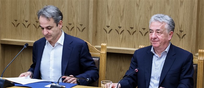 Ο Κυριάκος Μητσοτάκης παρευρέθηκε σε σύσκεψη με αντικείμενο τα μέτρα αντιμετώπισης της λειψυδρίας